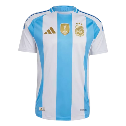 Argentina Home Jersey Player's Version Copa America 2024/25 Blue & White Men's