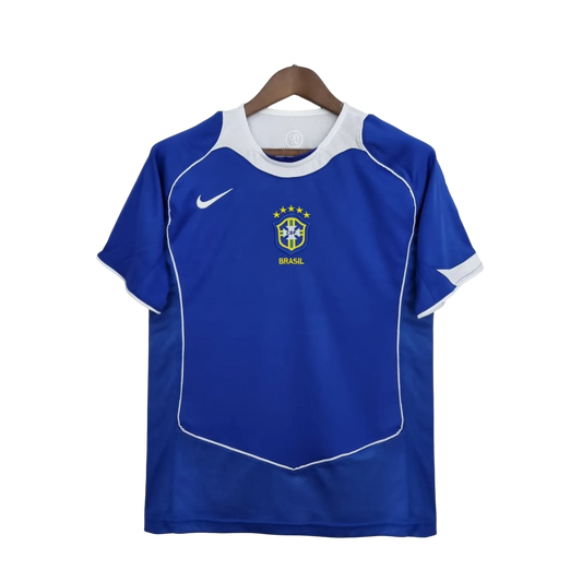 Brazil Retro Away Jersey 2004/06 Blue Men's