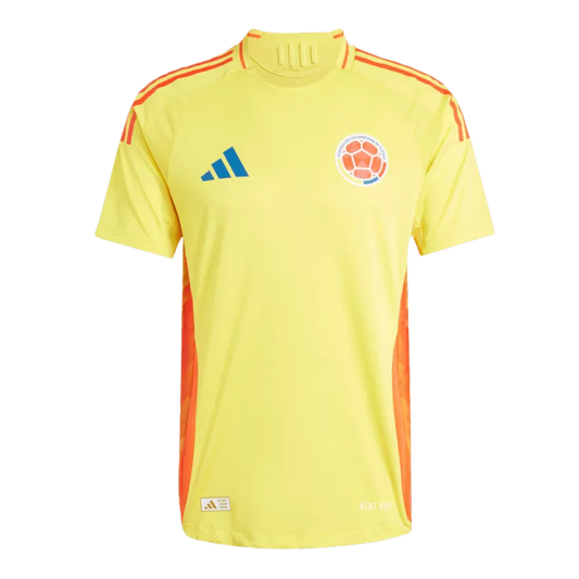 Colombia Home Jersey Player's Version Copa America 2024/25 Yellow Men's
