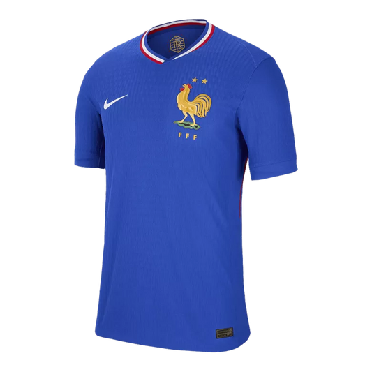 France Home Jersey Player's Version Euro 2024 Blue Men's