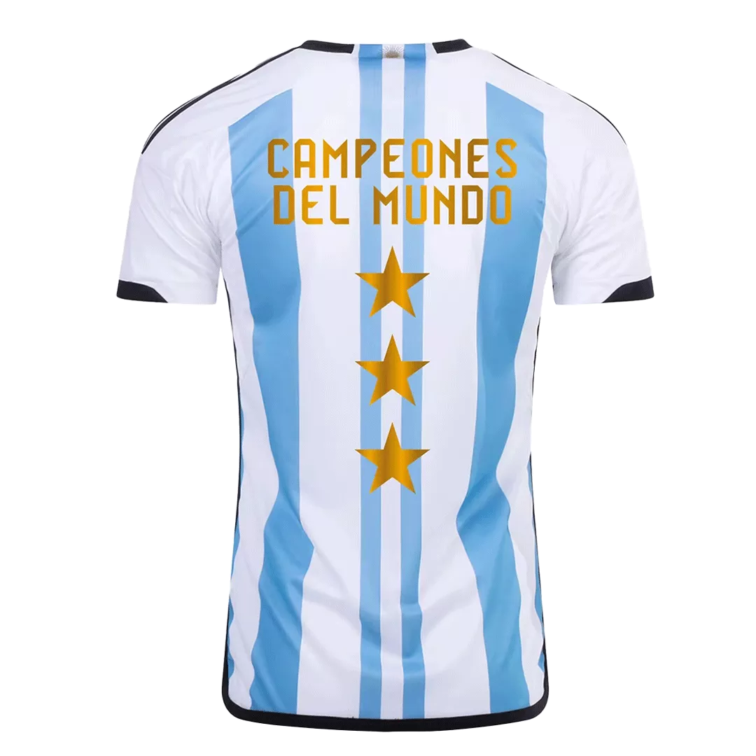 MESSI #10 Argentina Jersey 2022 Authentic Home World Cup -THREE STAR