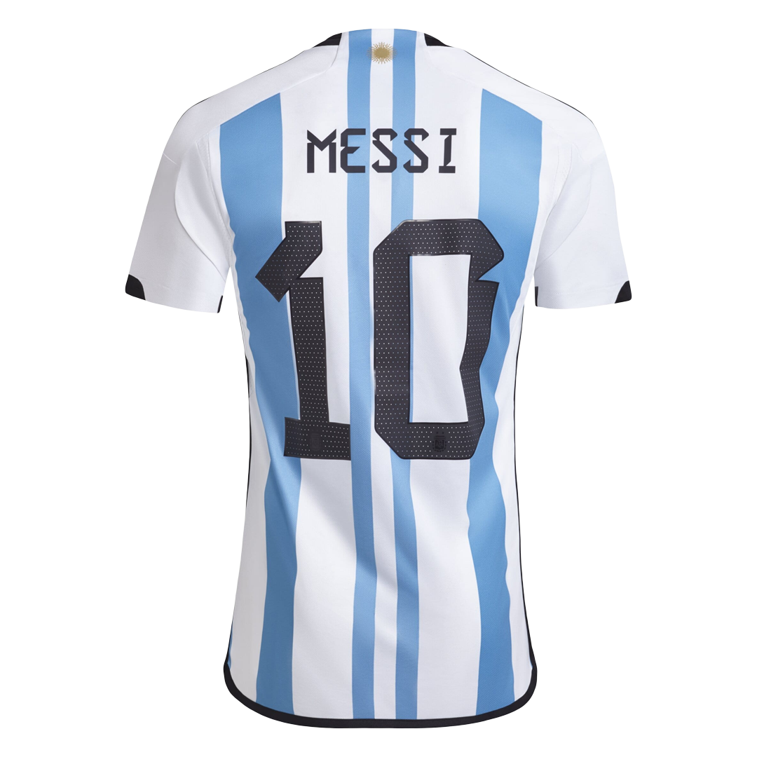 Football Jersey for Men and Boys ARGENTENA 22/23 Home Jersey Messi 10  2022-23 4-5 Years Sports Tshirt Blue : : Clothing & Accessories