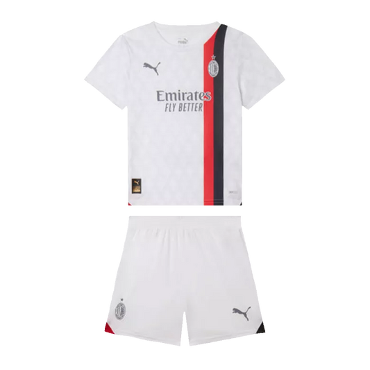 AC Milan Away Kit 2023/24 White Kids - The World Jerseys
