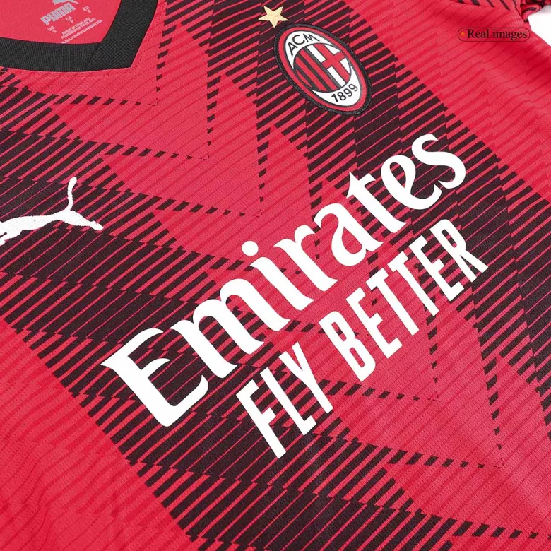 AC Milan Home Jersey 2023/24 Red Men's - The World Jerseys