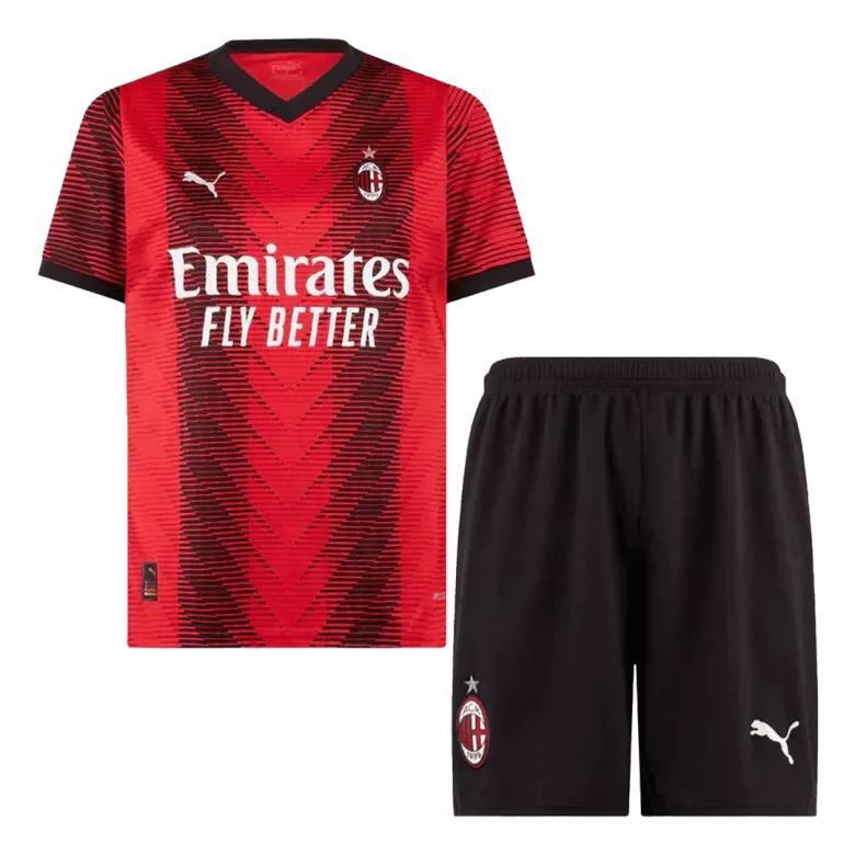 AC Milan Home Kit 2023/24 Red Men's - The World Jerseys