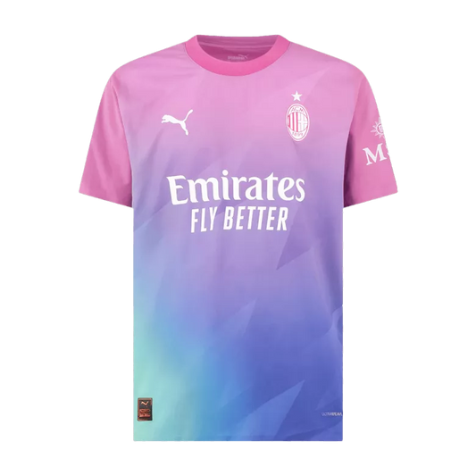 AC Milan Third Jersey Player's Version 2023/24 Pink & Blue Men's