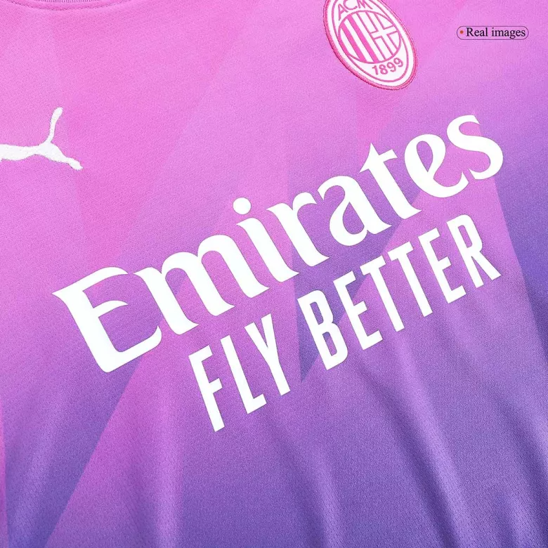 AC Milan Third Jersey 2023/24 Pink & Blue Men's - The World Jerseys