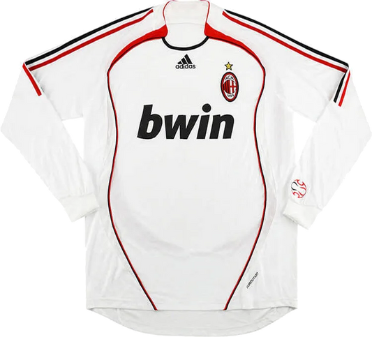 AC Milan Retro Away Long Sleeve Jersey 2006/07 White Men's