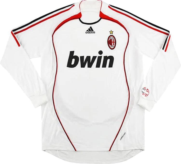 AC Milan Retro Away Long Sleeve Jersey 2006/07 White Men's