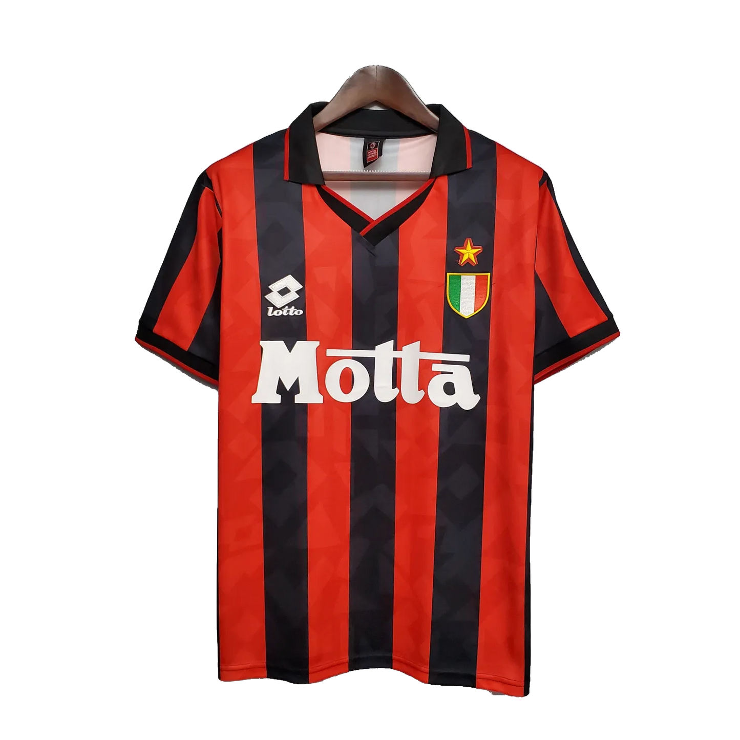 AC Milan Retro Home Jersey 1993/94 Red & Black Men's