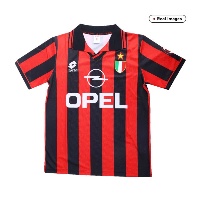 AC Milan Retro Home Jersey 1996/97 Red & Black Men's