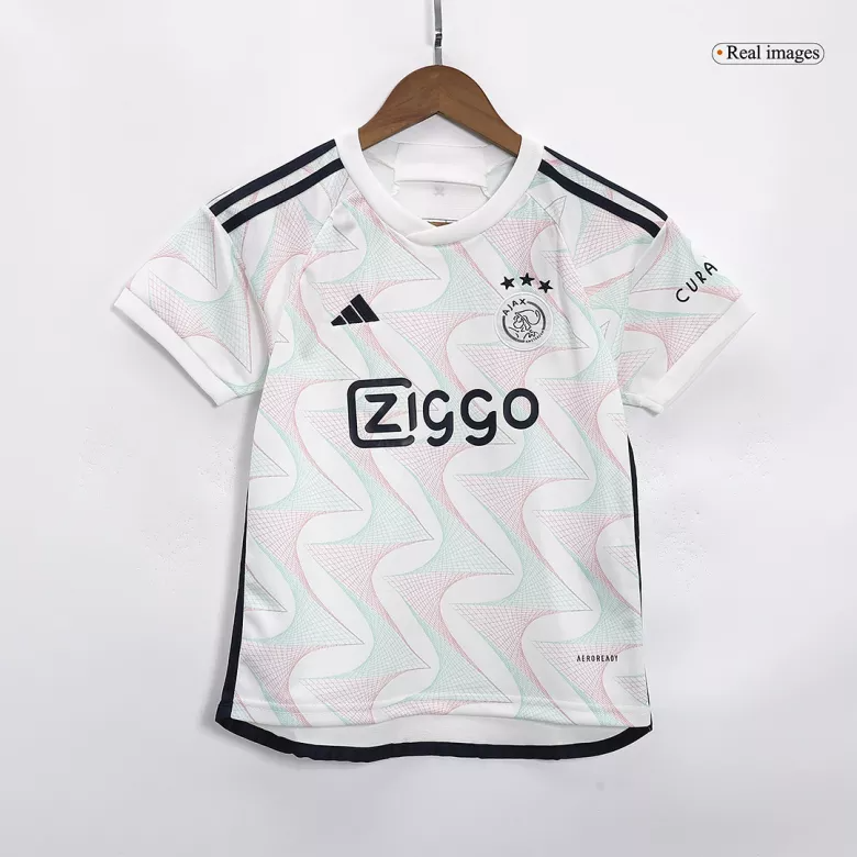 Ajax Away Kit 2023/24 White Kids - The World Jerseys