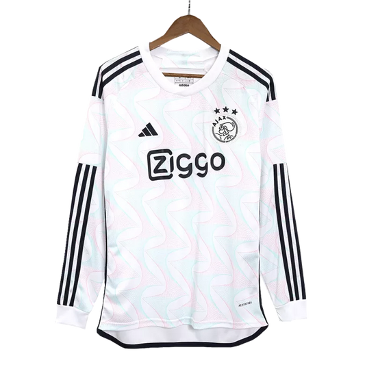 Ajax Away Long Sleeve Jersey 2023/24 White Men's