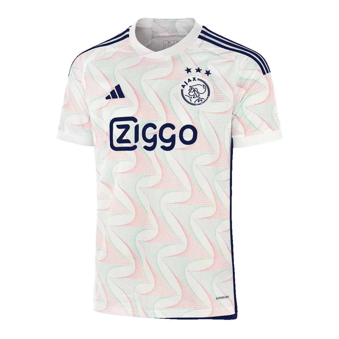 Ajax Away Jersey 2023/24 White Men's - The World Jerseys