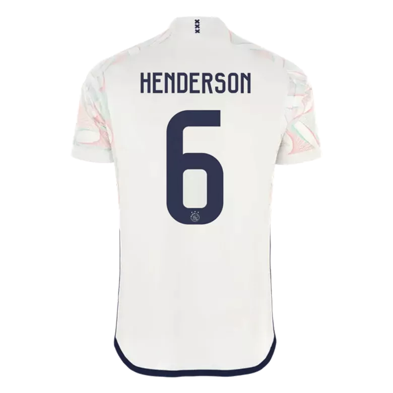 Ajax HENDERSON #6 Away Jersey 2023/24 White Men's