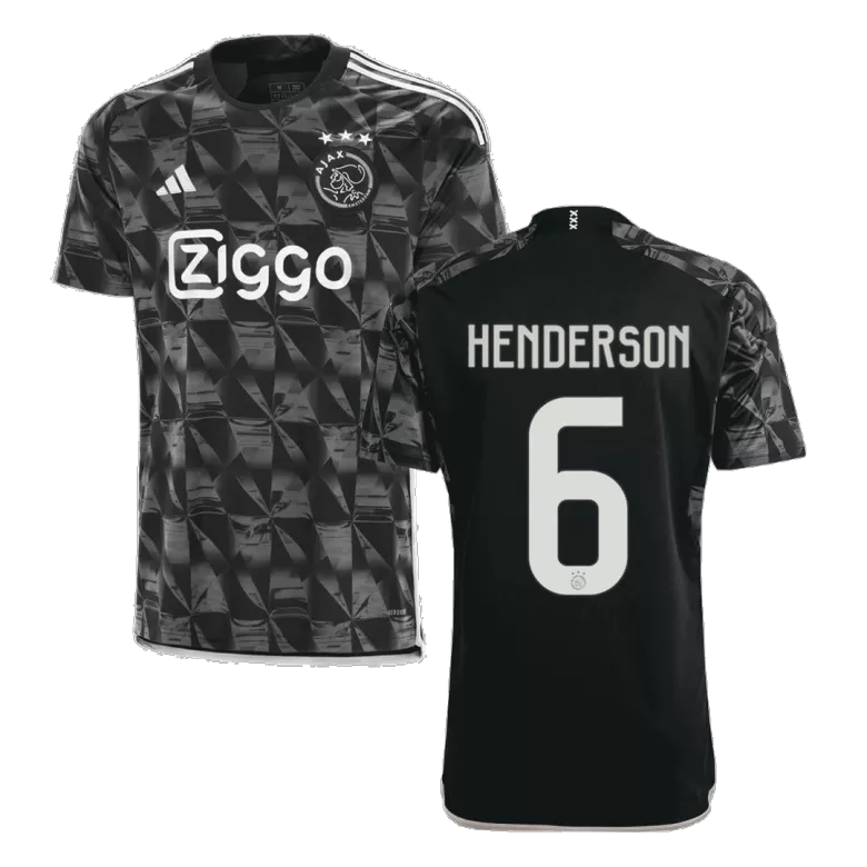 Ajax HENDERSON #6 Third Jersey 2023/24 Black Men's