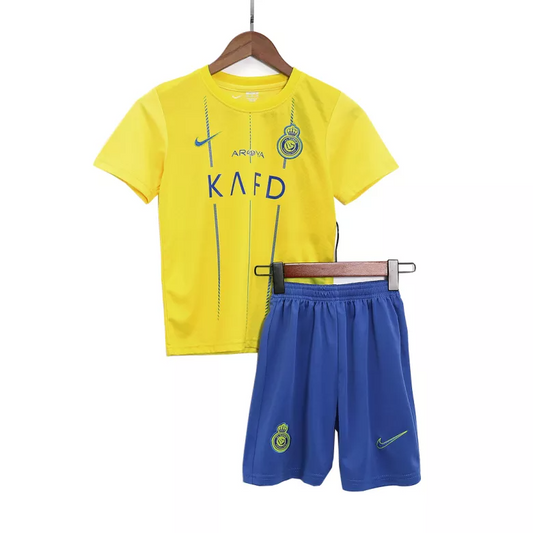 Al Nassr Home Kit 2023/24 Yellow Kids - The World Jerseys
