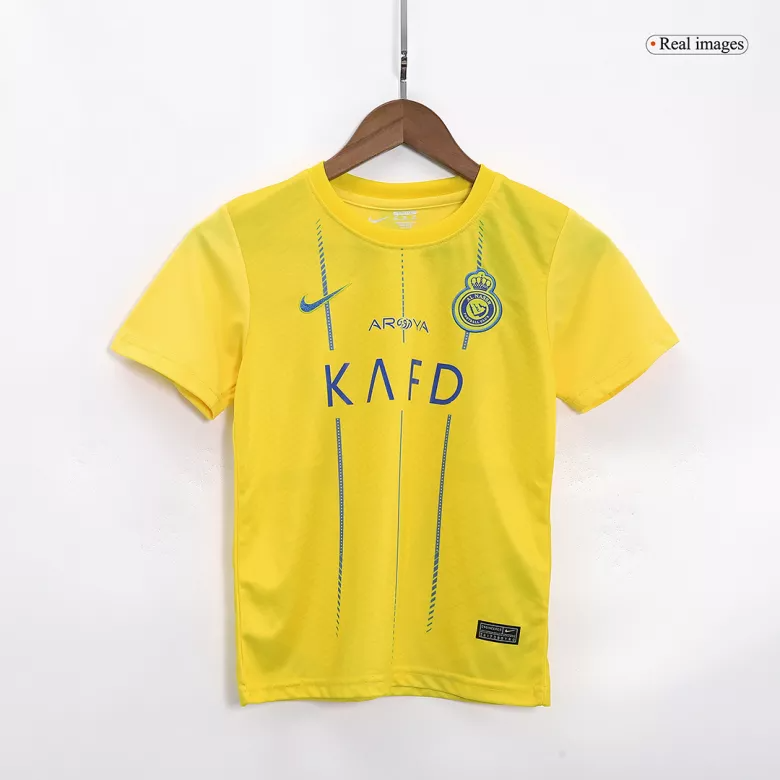 Al Nassr Home Kit 2023/24 Yellow Kids - The World Jerseys