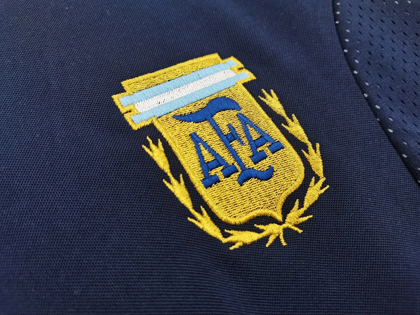 Argentina Retro Away Jersey 2002 Navy Blue Men's