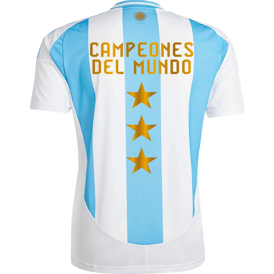 Argentina Campeones Del Mundo Home Jersey Player's Version 2024/25 Blue & White Men's