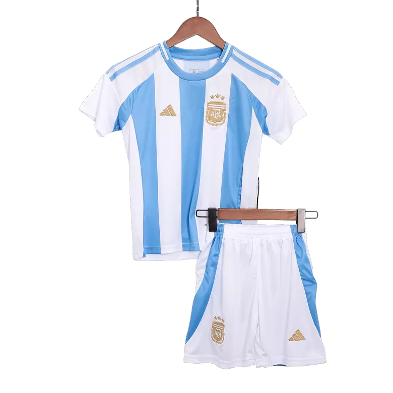 Argentina Home Kit Copa America 2024/25 Blue & White Kids