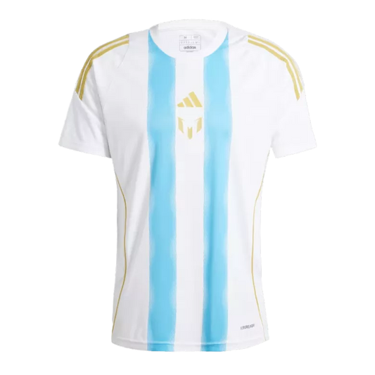 Argentina Messi Training Jersey 2024/25 White & Blue Men's