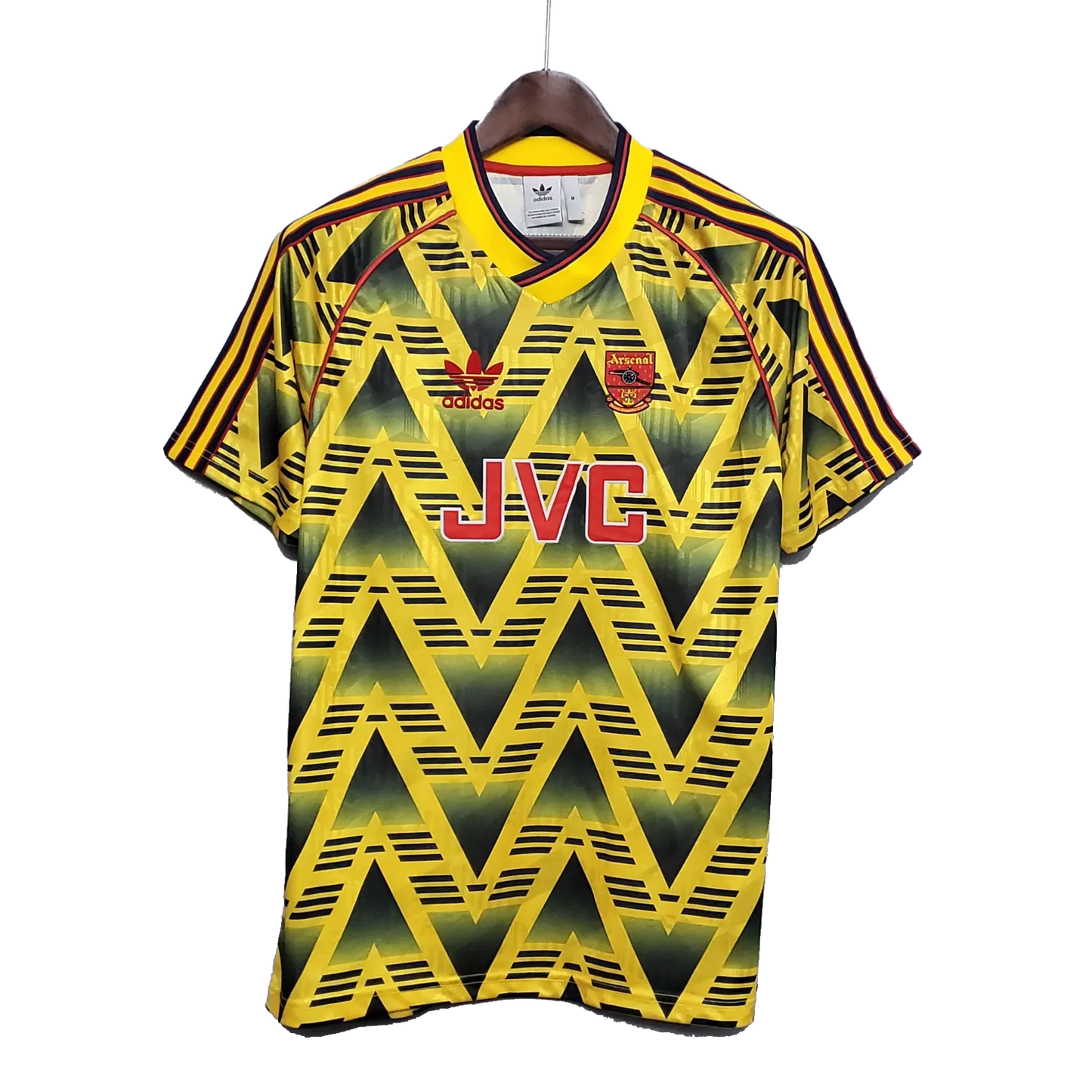 Arsenal Retro Away Jersey 1991/93 Yellow & Black Men's