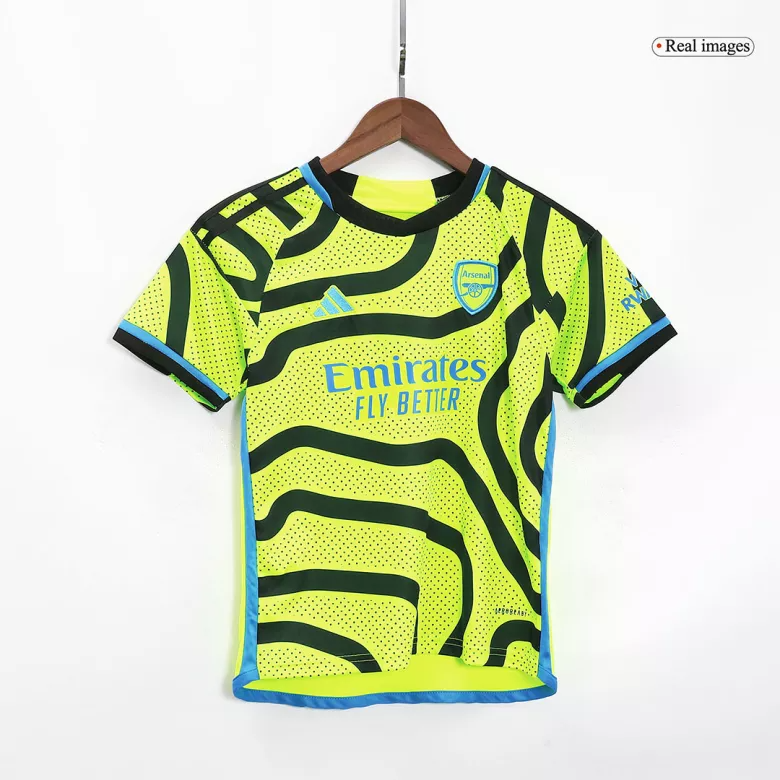 Arsenal Away Kit 2023/24 Yellow Kids - The World Jerseys