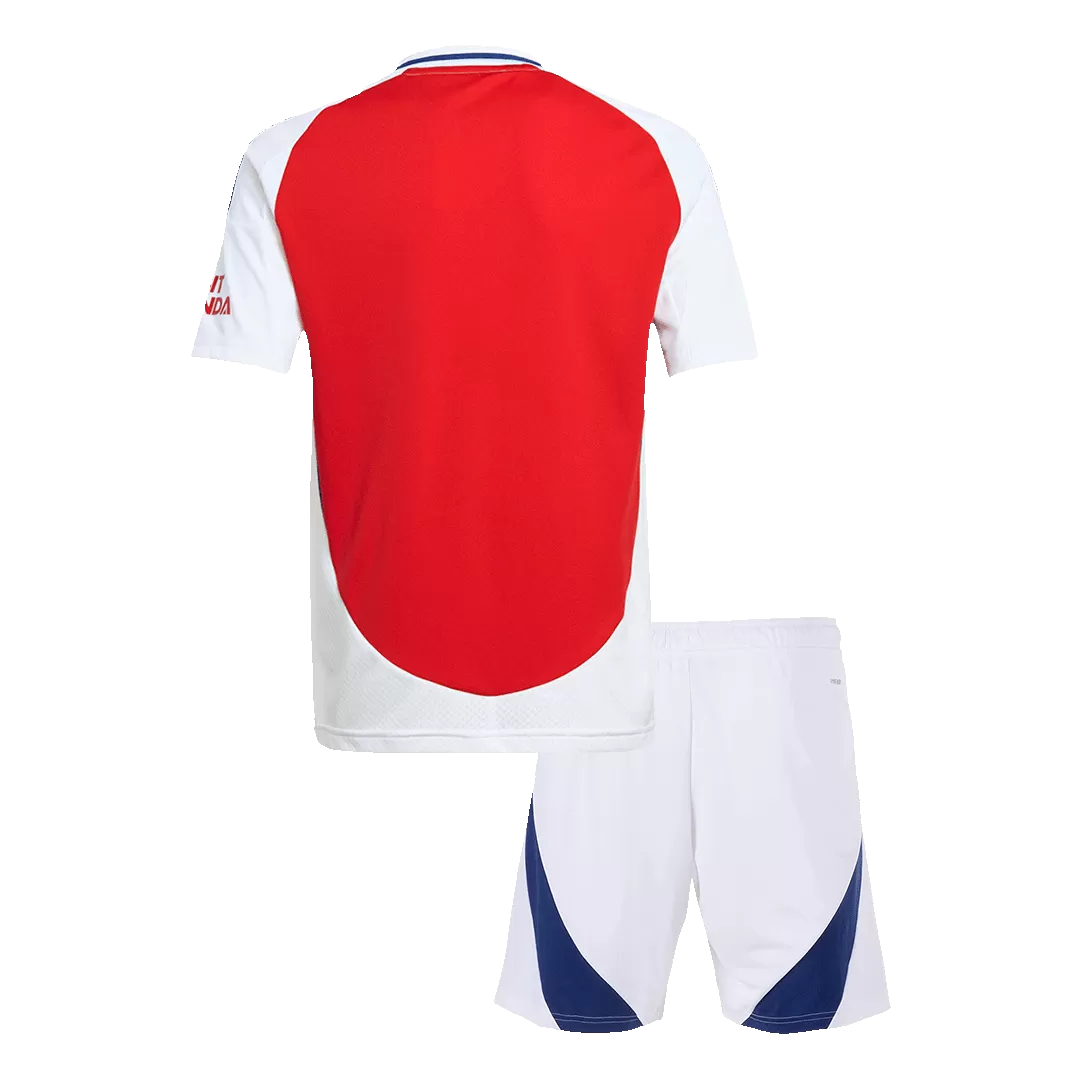 Arsenal Home Kit 2024/25 Red & White Kids