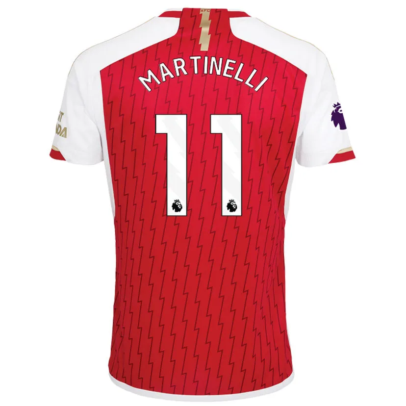 Arsenal MARTINELLI #11 Home Jersey 2023/24 Red Men's - The World Jerseys