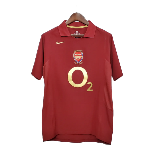 Arsenal Retro Home Jersey 2005/06 Red Men's