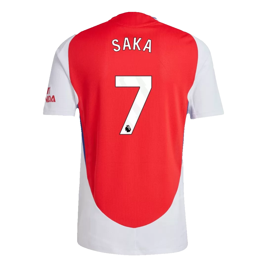 Arsenal SAKA #7 Home Jersey Player's Version 2024/25 Red & White Men's