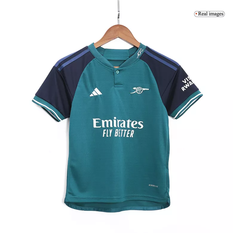 Arsenal Third Kit 2023/24 Green Kids - The World Jerseys