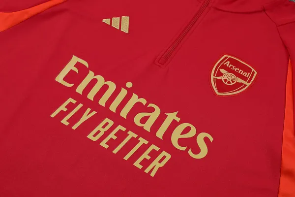 Arsenal 1/4 Tracksuit 2023/24 Red Men's - The World Jerseys