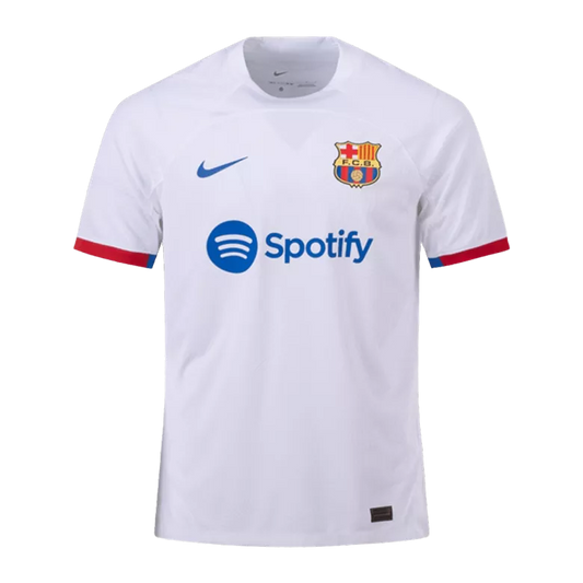 Barcelona Away Jersey Player's Version 2023/24 White Men's - The World Jerseys