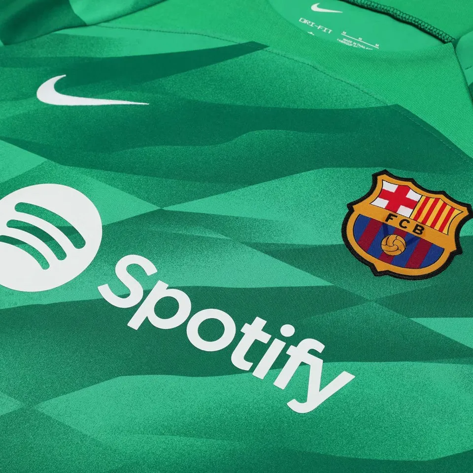 Barcelona Goalkeeper Kit 2023/24 Green Men's - The World Jerseys
