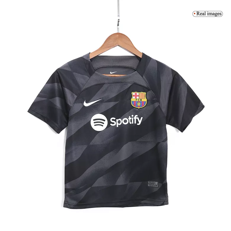 Barcelona Goalkeeper Kit 2023/24 Black Kids - The World Jerseys
