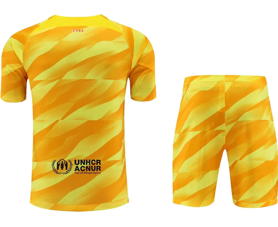 Barcelona Goalkeeper Kit 2023/24 Yellow Men's - The World Jerseys