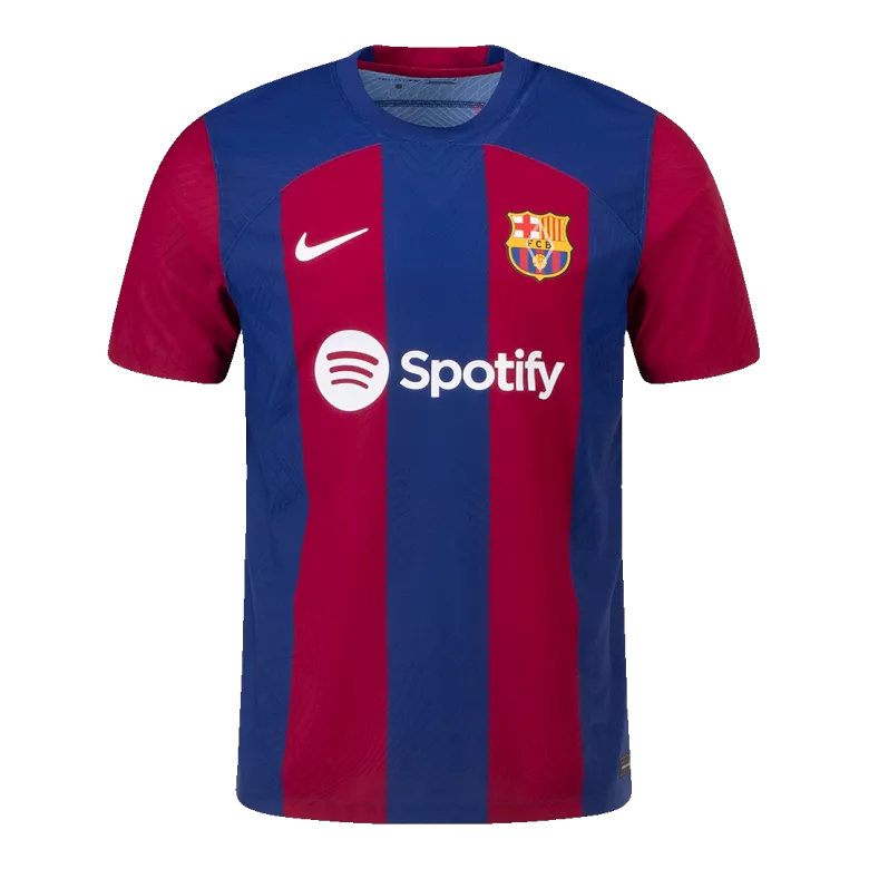 Barcelona GAVI #6 Home Jersey Player's Version 2023/24 Blue & Red Men's - The World Jerseys