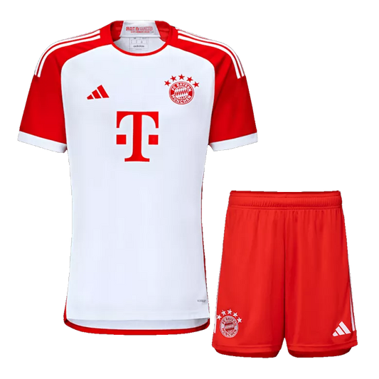Bayern Munich Home Kit 2023/24 White & Red Men's - The World Jerseys