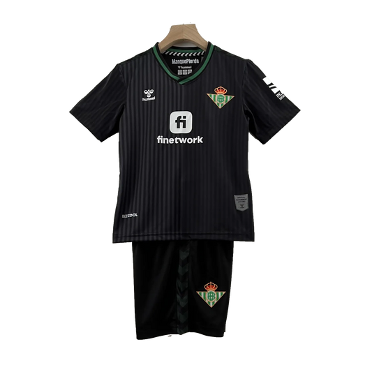 Real Betis Third Kit 2023/24 Black Kids