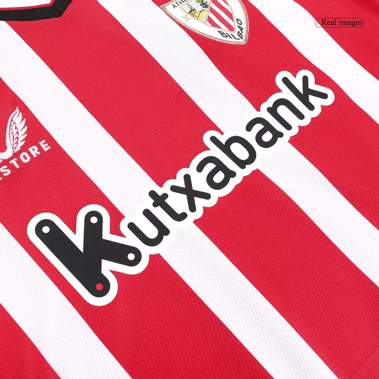 Athletic Bilbao Home Kit 2023/24 Red & White Men's - The World Jerseys