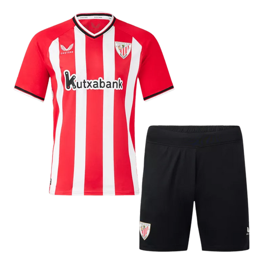 Athletic Bilbao Home Kit 2023/24 Red & White Men's