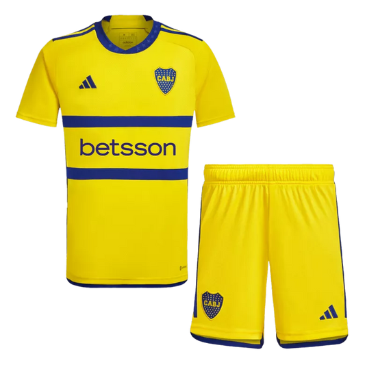 Boca Juniors Away Kit 2023/24 Yellow Men's