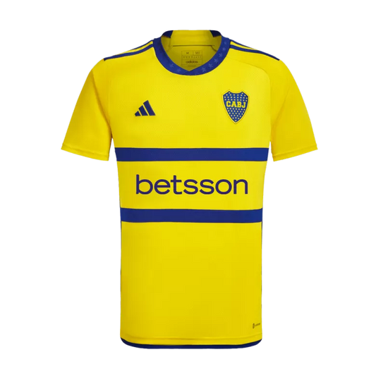 Boca Juniors Away Jersey 2023/24 Yellow Men's
