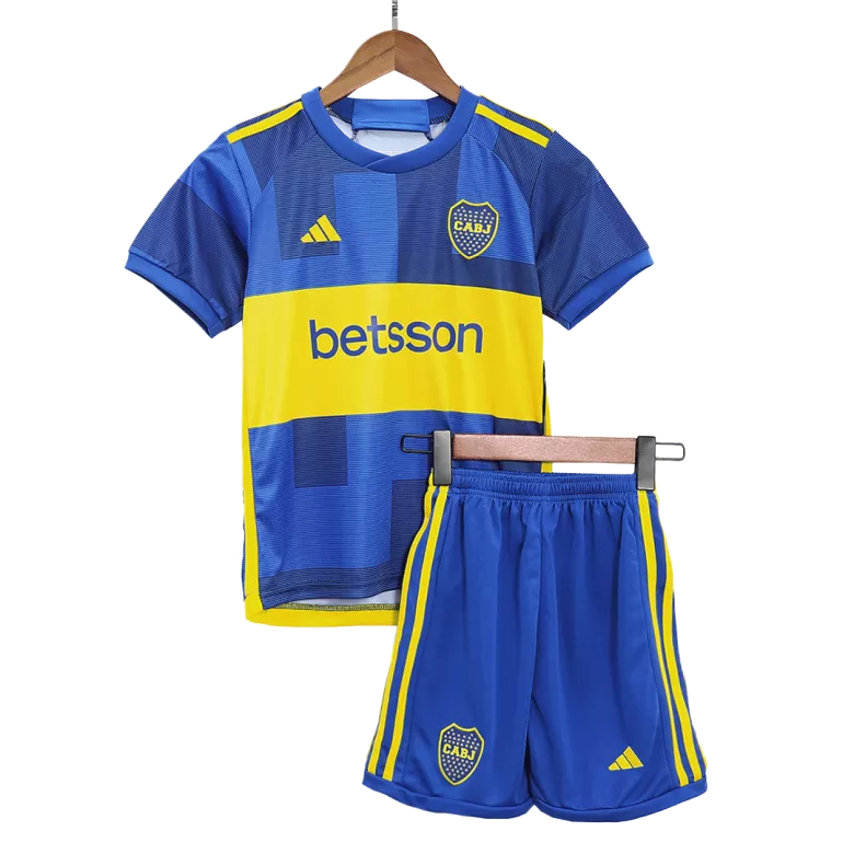 Boca Juniors Home Kit 2023/24 Blue & Yellow Kids