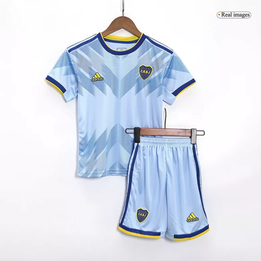 Boca Juniors Third Kit 2023/24 Light Blue/Grey Kids