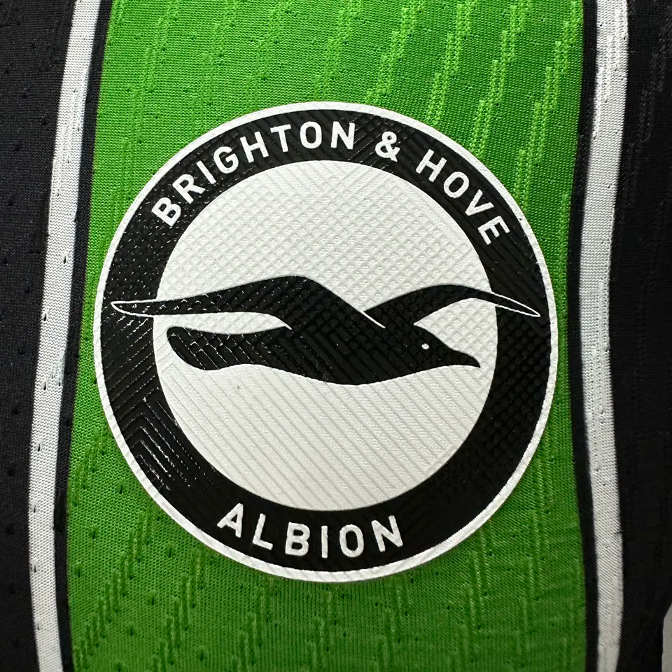 Brighton & Hove Albion Away Jersey Player's Version 2023/24 Green & Black Men's