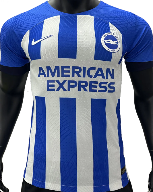 Brighton & Hove Albion Home Jersey Player's Version 2023/24 Blue & White Men's
