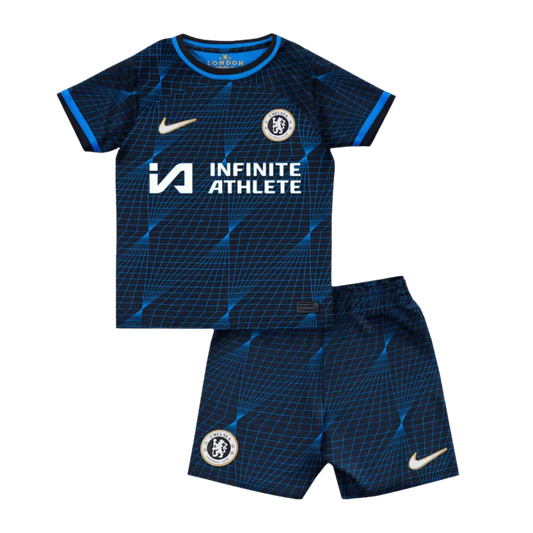 Chelsea Away Kit 2023/24 Navy Blue Kids - The World Jerseys